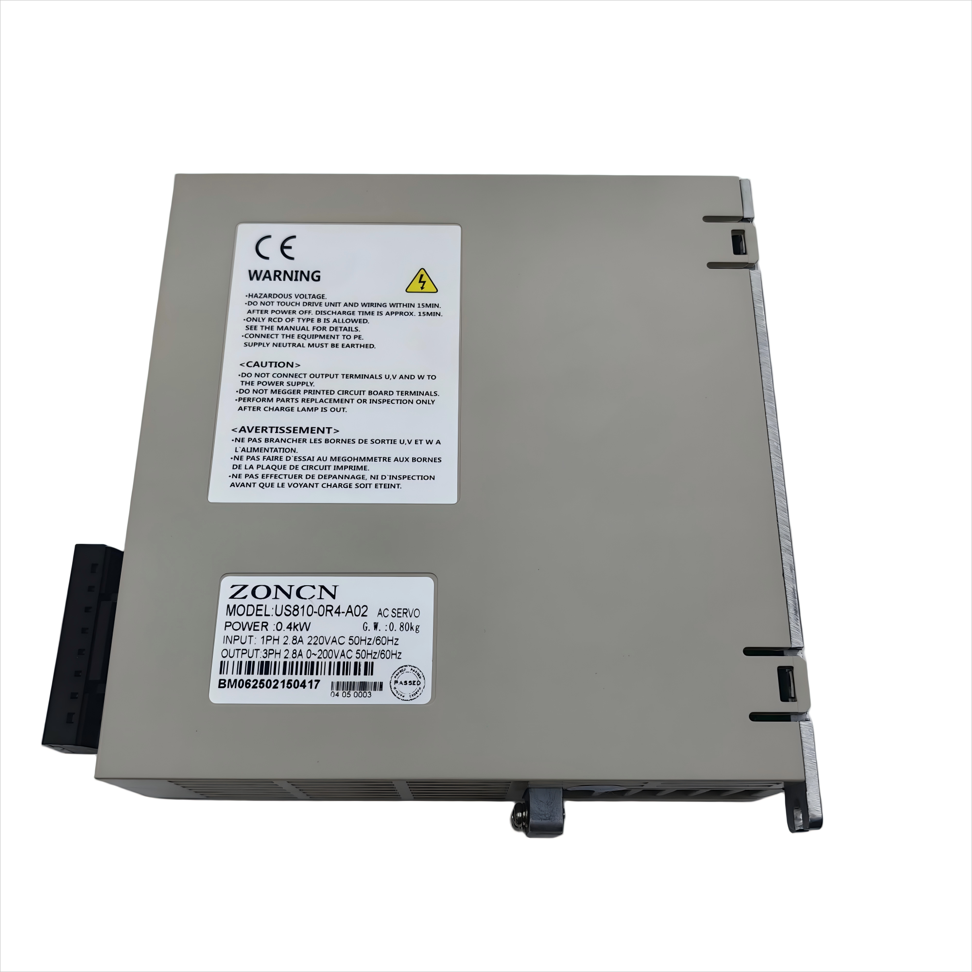 ZONCN US880/US810 Series AC Servo System