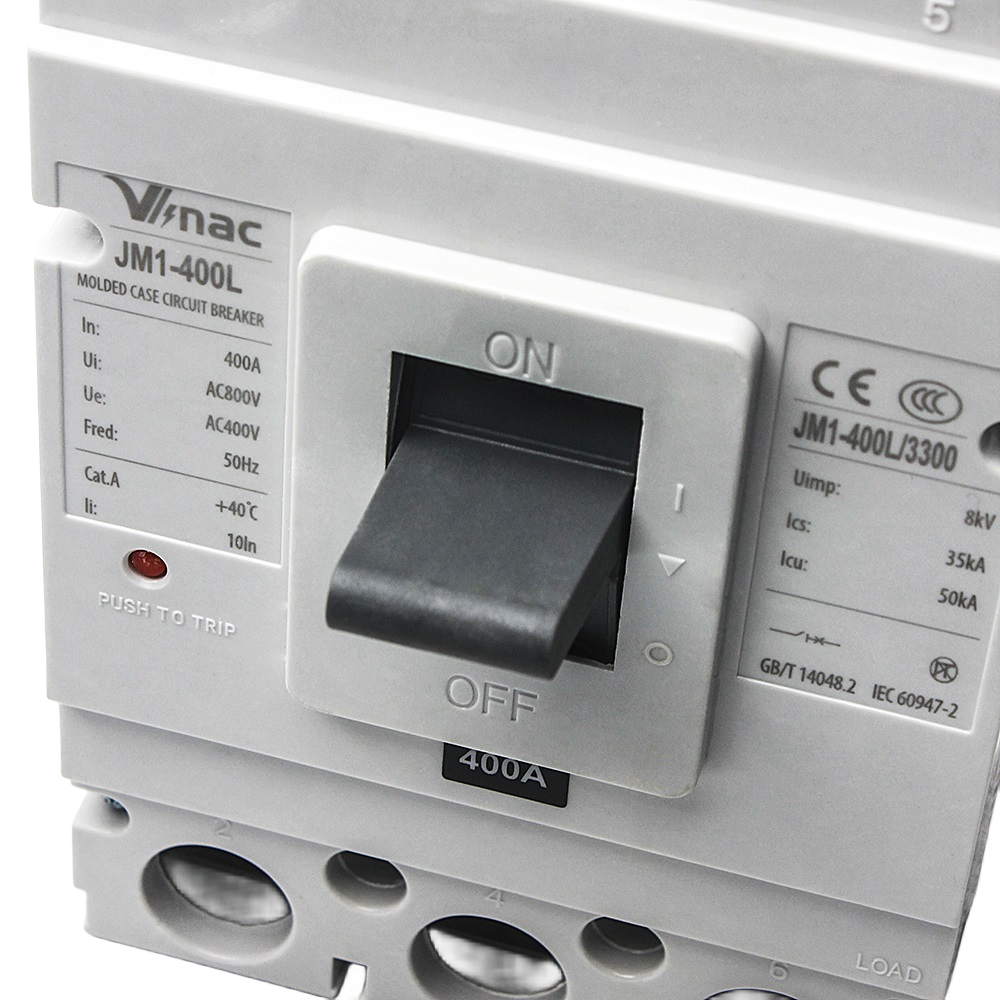 JM1 series- MCCB 1 2 3 4P 10A-800A 50kA