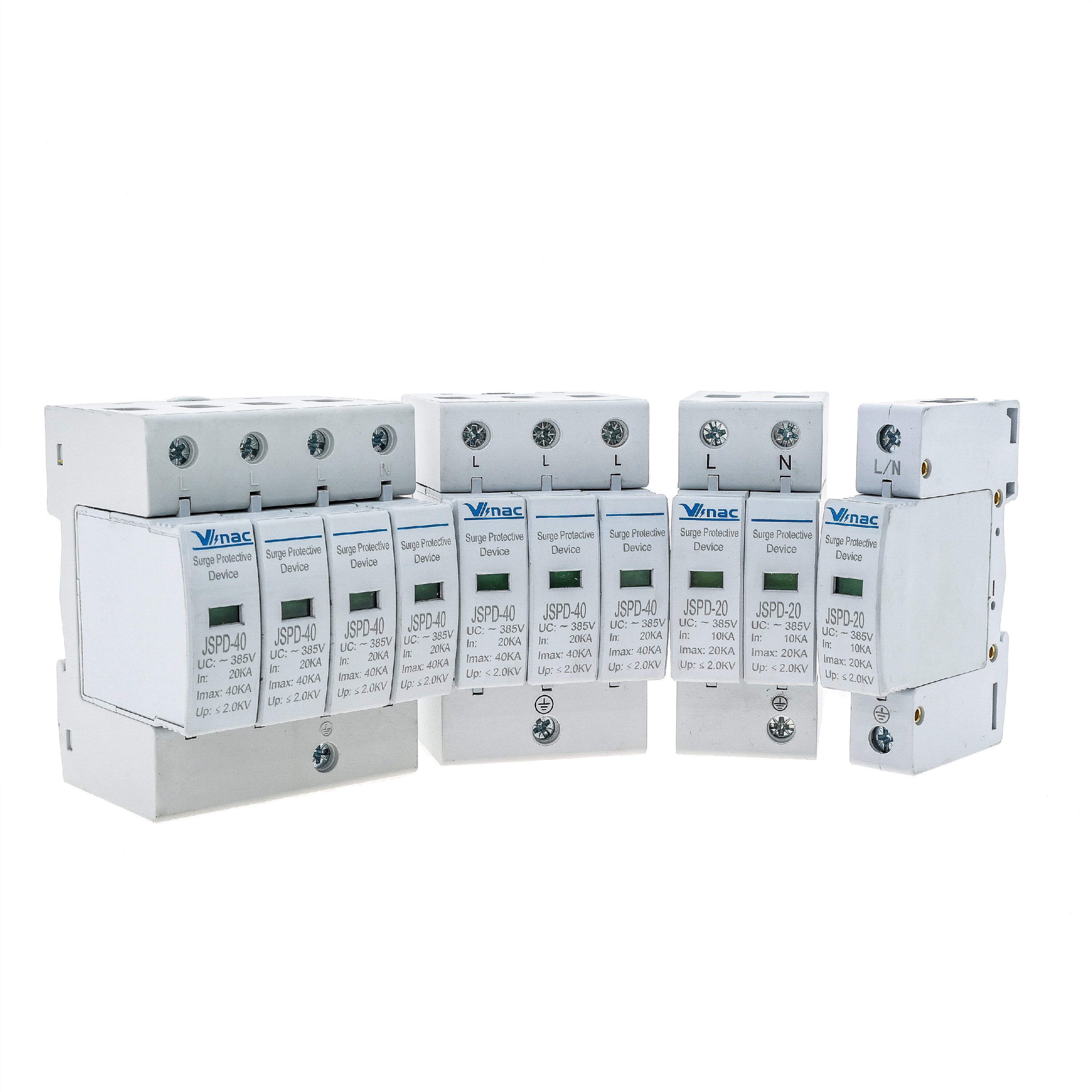 JSPD AC 1P 2P 3P 4P Surge Protector SPD