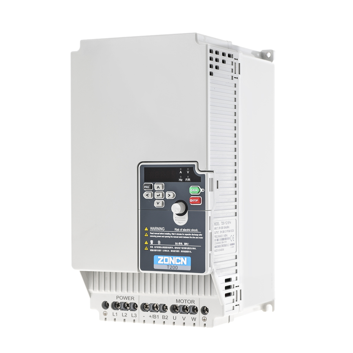 T200 0.4-55KW Vector Control Small Variable Frequency Drive AC Drive VFD for Motor 