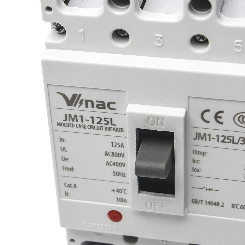 JM1 series- MCCB 1 2 3 4P 10A-800A 50kA