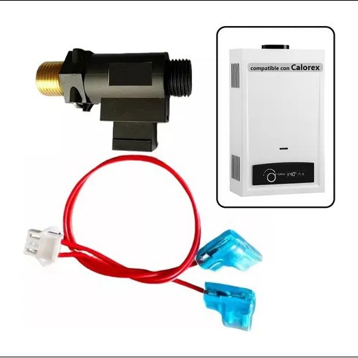 Wall-mounted boiler water flow sensor switch