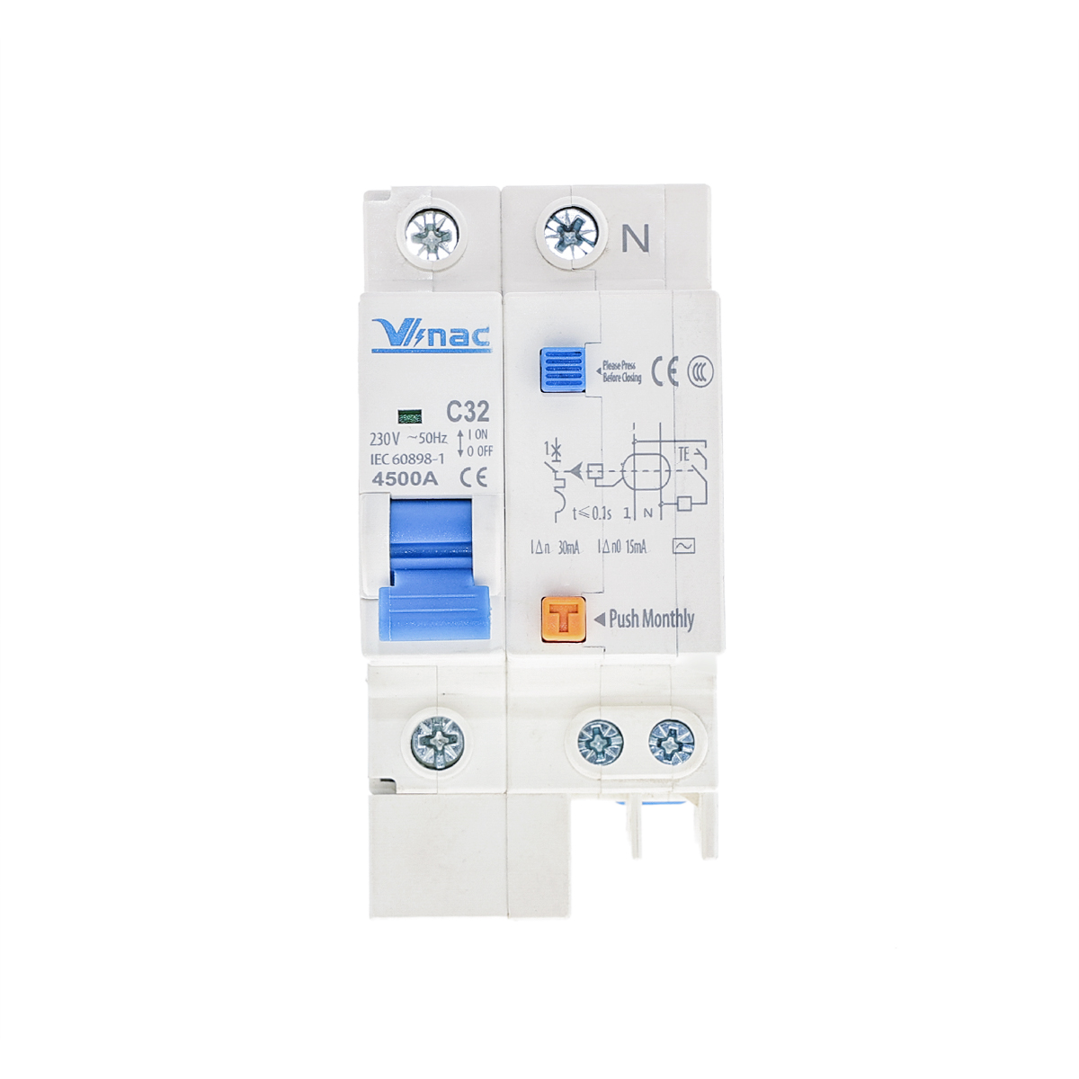 DZ47LE-漏电断路器 1P+N