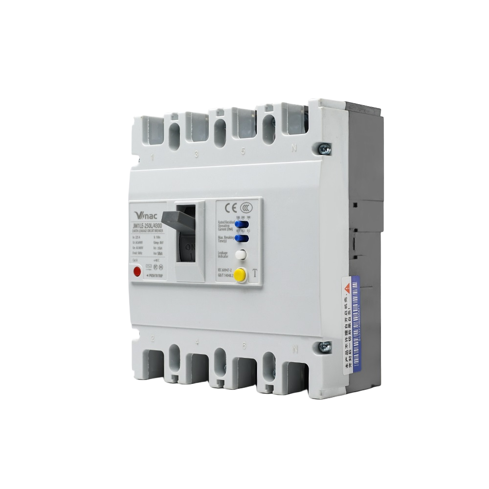JM1LE漏电塑壳断路器 MCCB 3P 100-225A 50kA