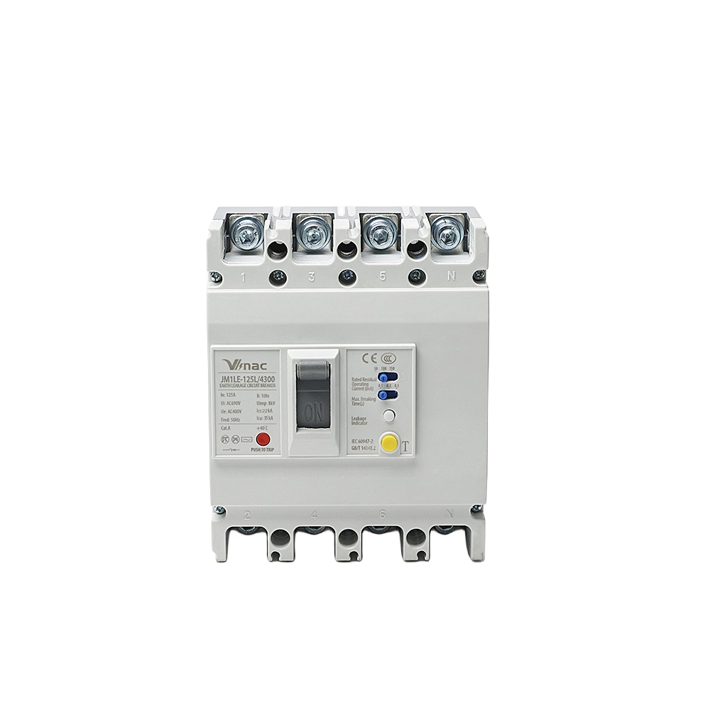 JM1LE漏电塑壳断路器 MCCB 3P 16-125A 35kA